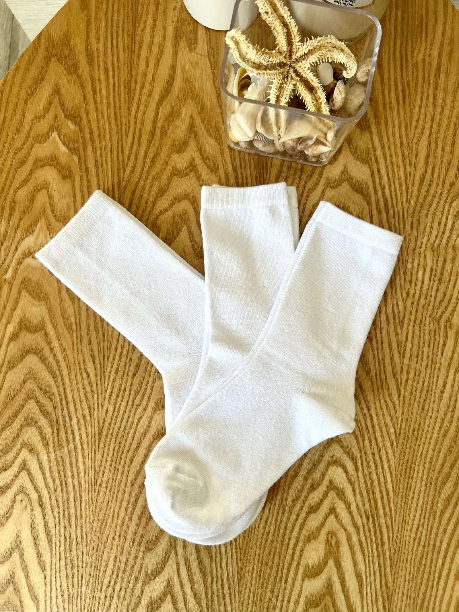 Lot de 3 paires de chaussettes mi-hautes blanches Pointure 35-38  – photo 7